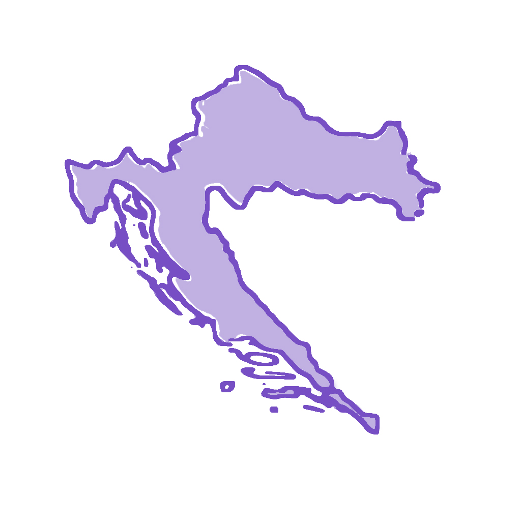 ikona karte Hrvatske